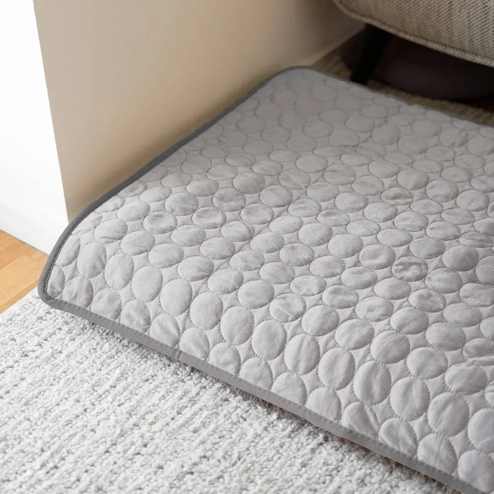 MrFluffyFriend - Alfombrilla Refrescante Gris Para Perros