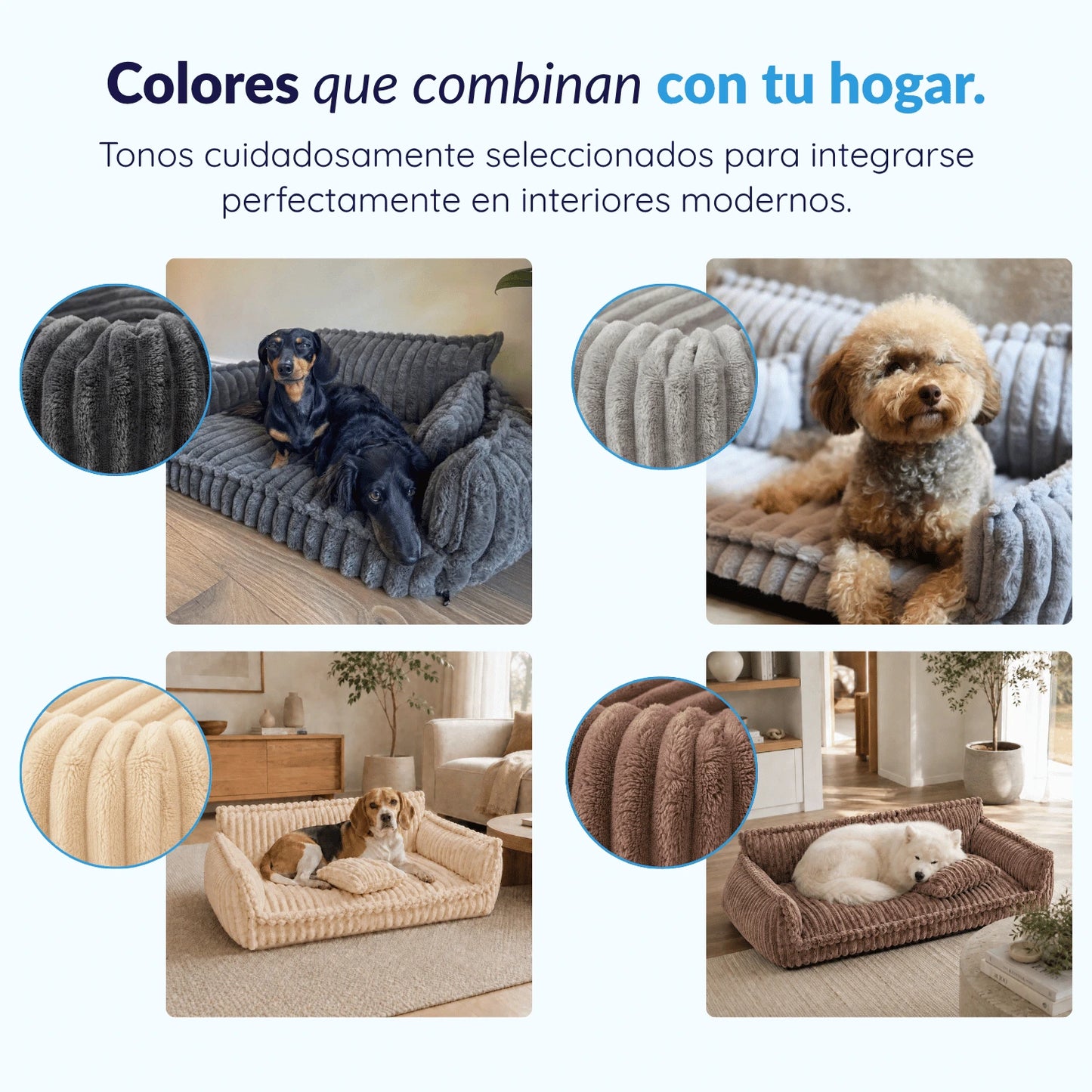 MrFluffyFriend™ - Sofá Ortopédico para Perros - Lavable y Desenfundable