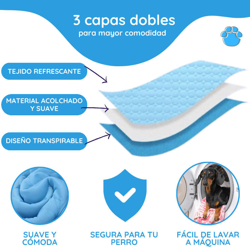 MrFluffyFriend™ - Manta refrescante para perros